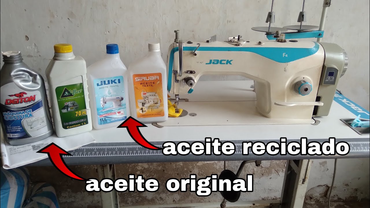 cada cuanto se cambia el aceite a la máquina de coser y que clase de aceite ponerle.