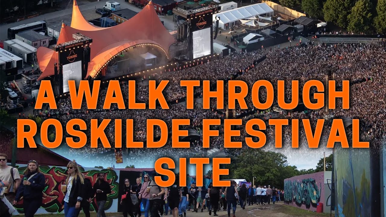 Walking Roskilde Festival site 2024 with real sound