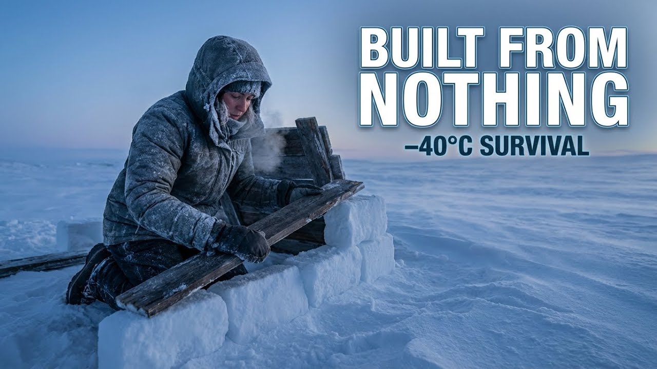 How She Built a Shelter From Nothing at –40°C