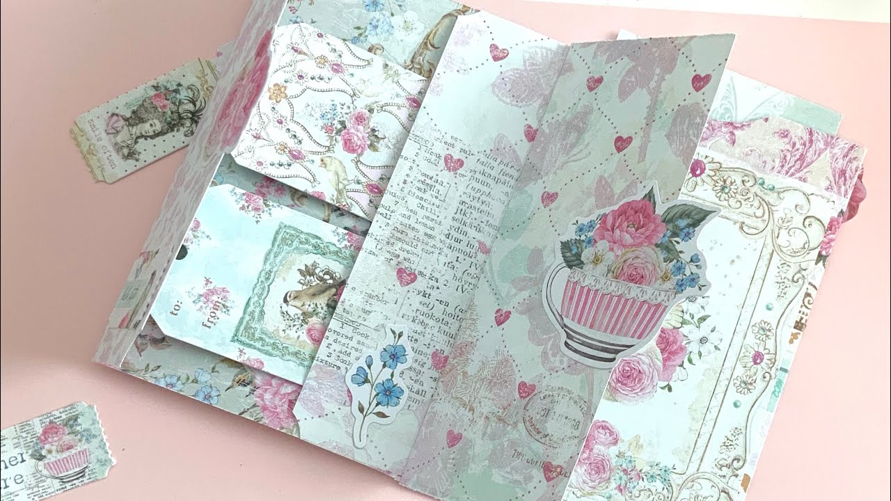 Valentines 💘 Interactive One Page Wonder w/ 12x12 Paper or Mass Bulk 4x12 Journal