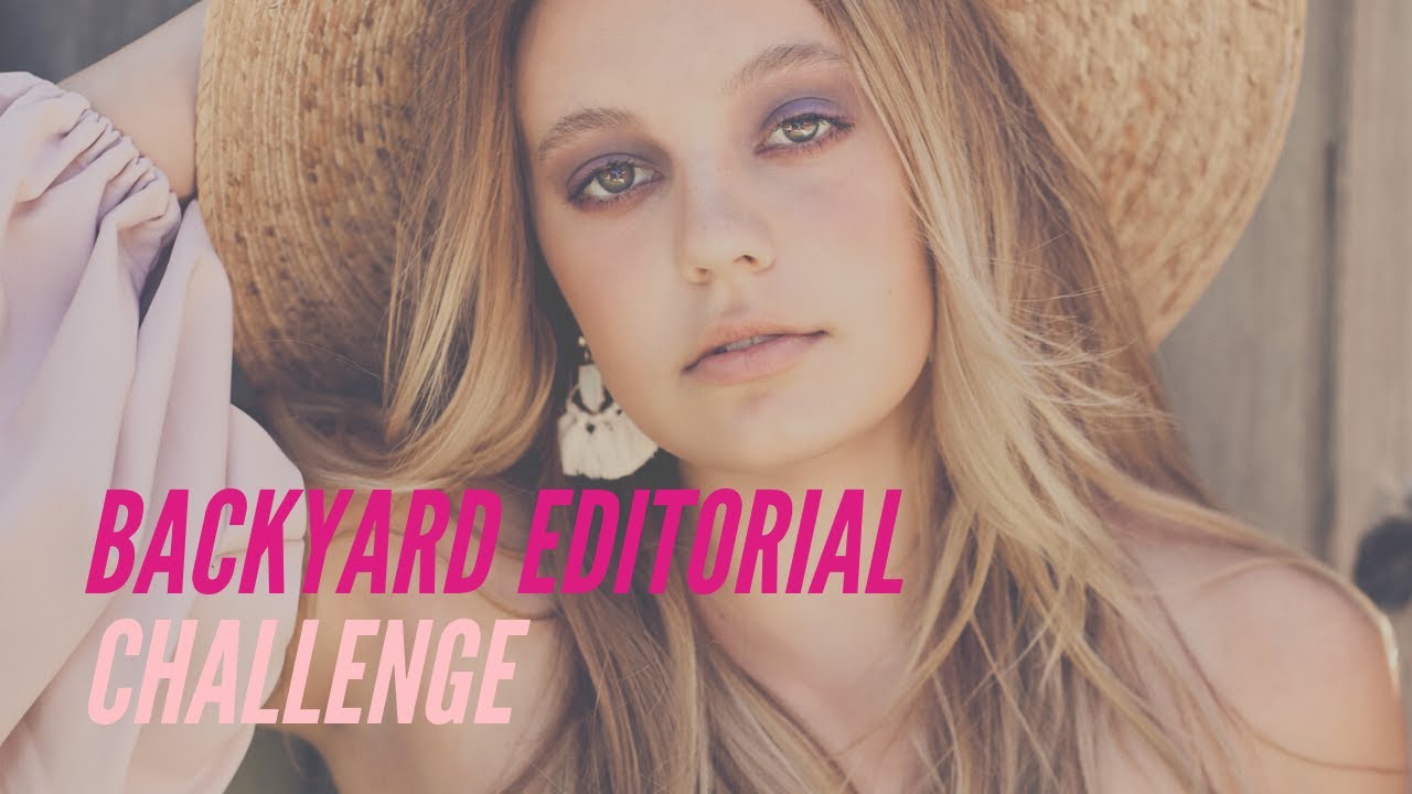 TEEN LOOK MAGAZINE BACKYARD EDITORIAL PHOTOSHOOT - BEHIND THE SCENES