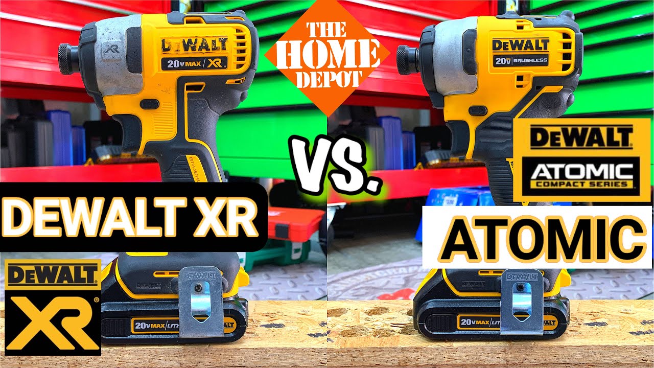 What is the DeWALT Difference Atomic Vs XR Home Depot Sales