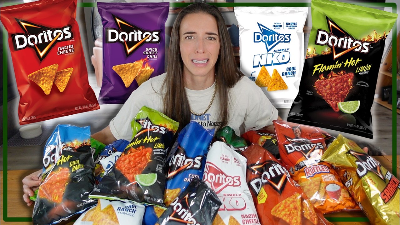 Дегустация вкусов чипсов Doritos!