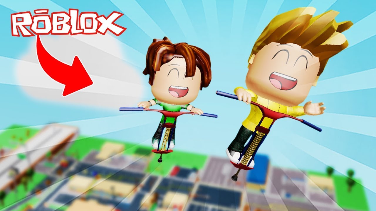 ¡¡SALTAMOS HASTA EL ESPACIO!! POGO SALTOS SIMULADOR ROBLOX 💙💚💛 BEBE MILO VITA ADRI 😍 AMIWITOS