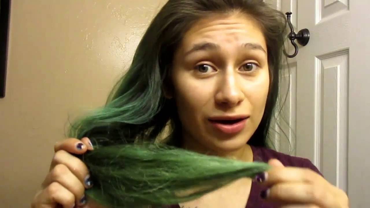 Cabello Verde a Cabello Castaño (Quitando Color Fantasía)
