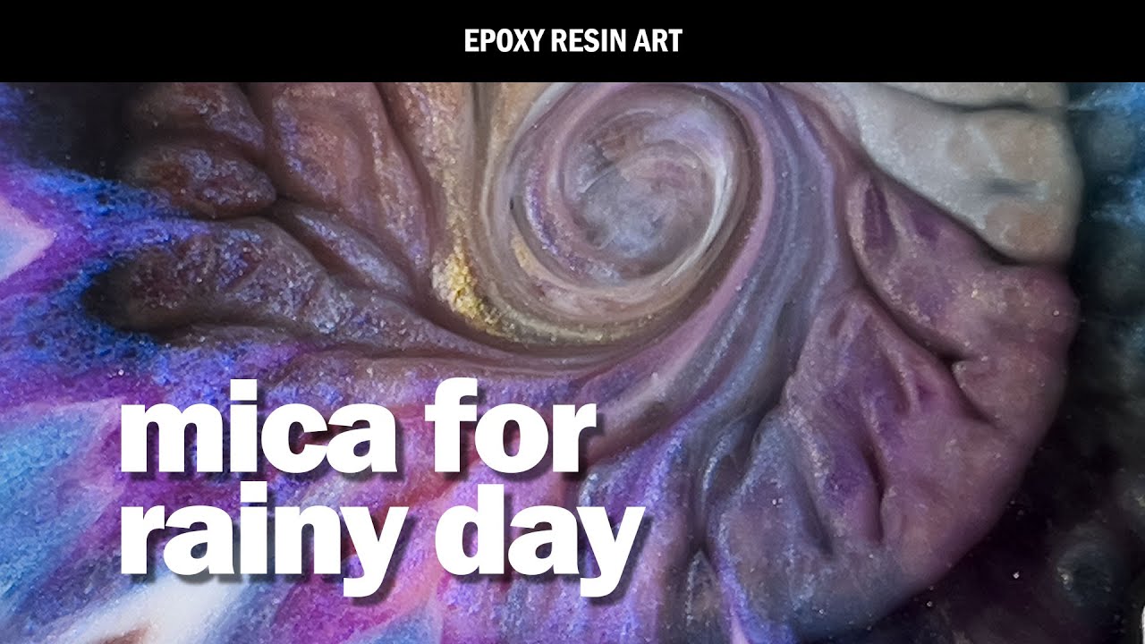 Ep. 109 Mica for Rainy Day - DIY Epoxy Resin Coaster