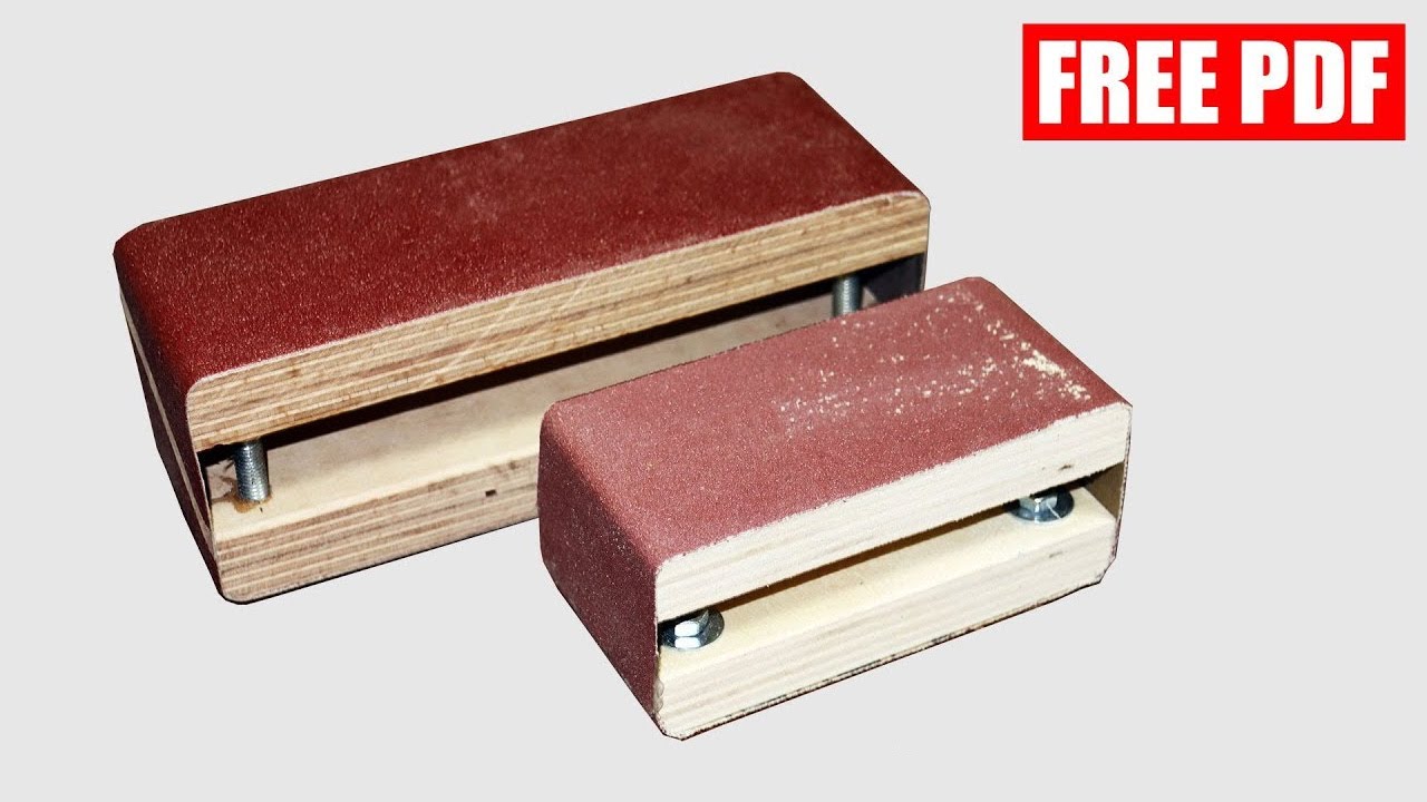 Sanding Blocks - DIY - How to make ? - Hand Sander - New idea !
