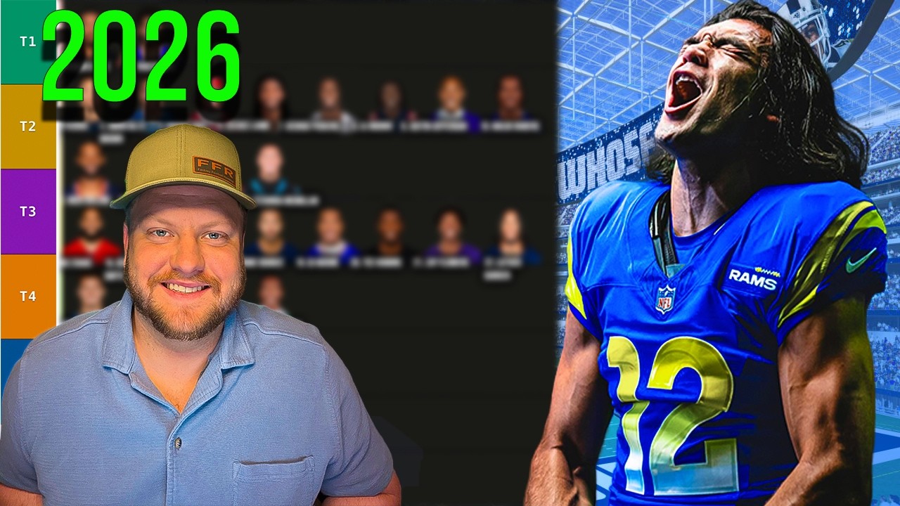 Top 30 Wide Receiver Rankings For 2026 Fantasy Football