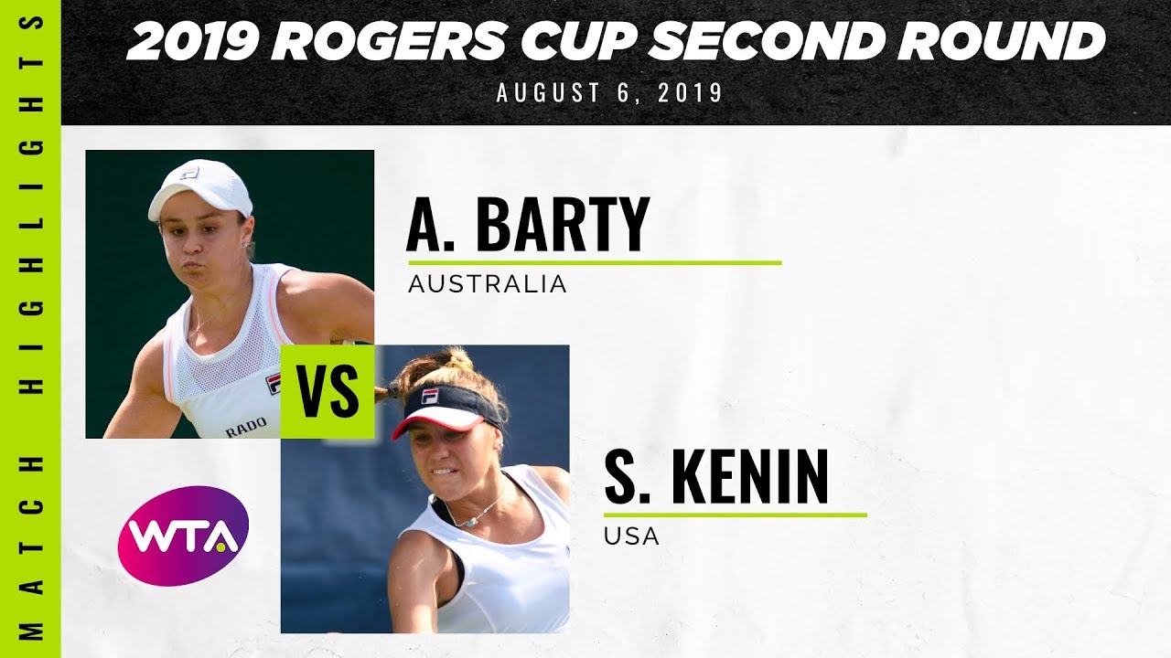 Ashleigh Barty vs. Sofia Kenin | 2019 Rogers Cup Second Round | WTA Highlights