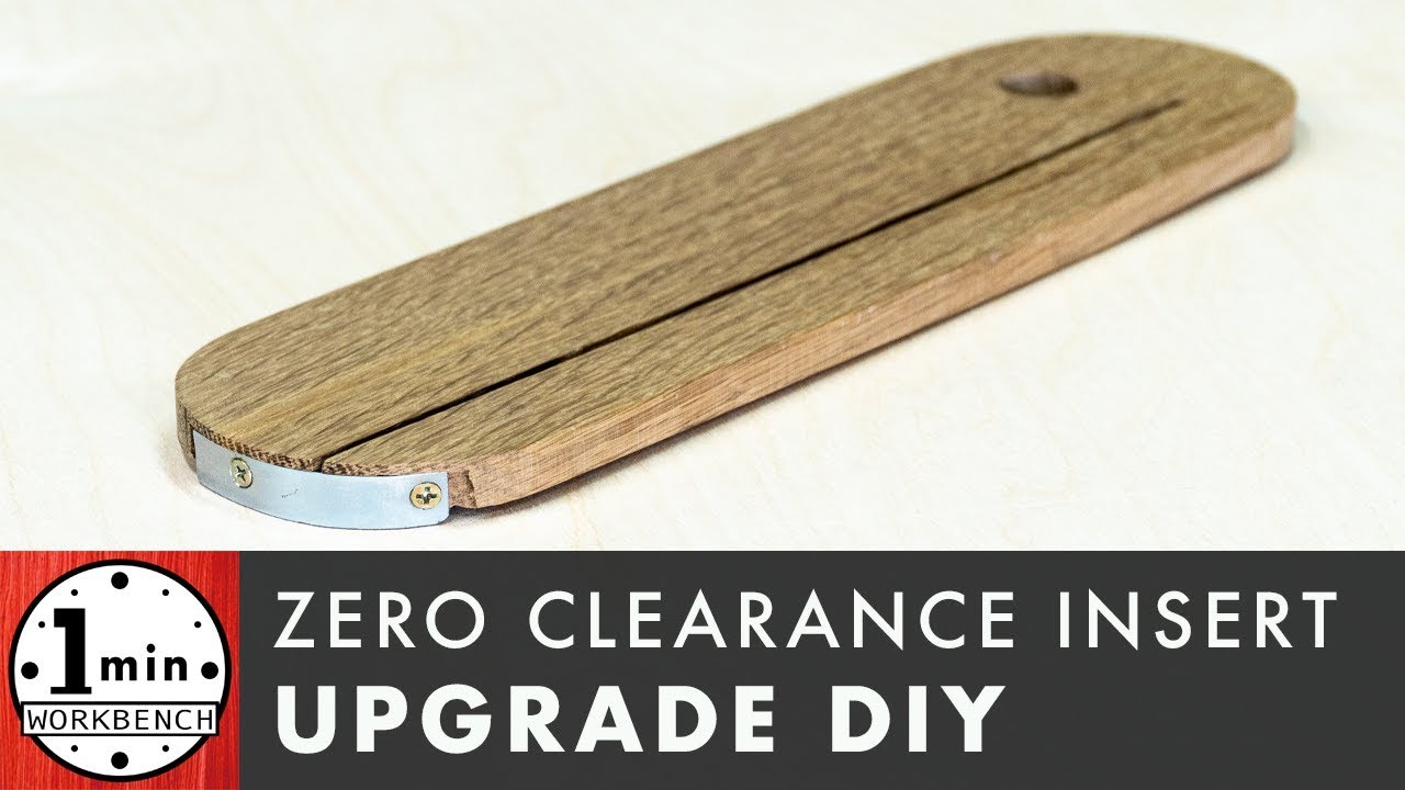 A BETTER Zero Clearance Insert!