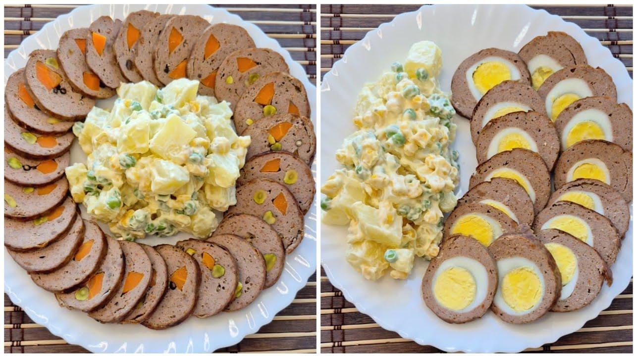 طريقة عمل روستو اللحم المفروم بحشوتين مختلفتين وبشكل وطعم ولا أروع 😋😋😍