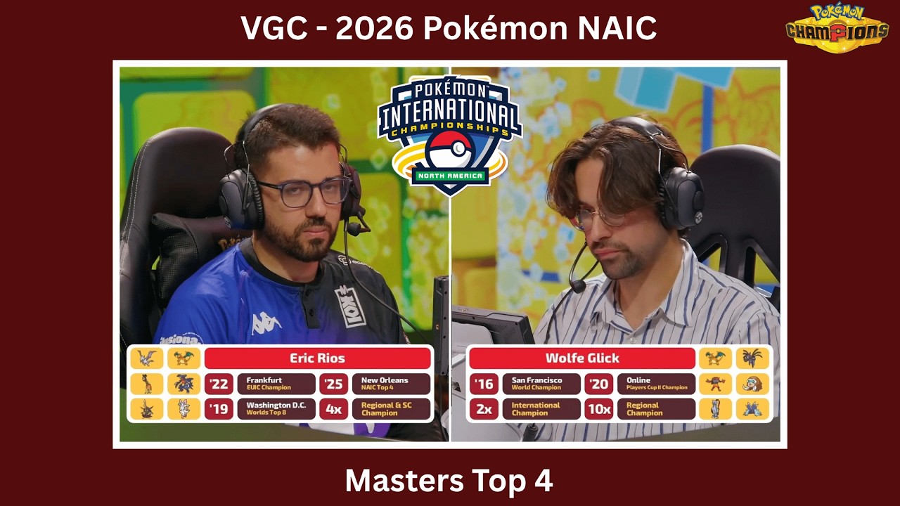 Wolfe Glick's Toxapex Is One Step Away from the Finals! | 2026 Pok&eacute;mon Champions NAIC