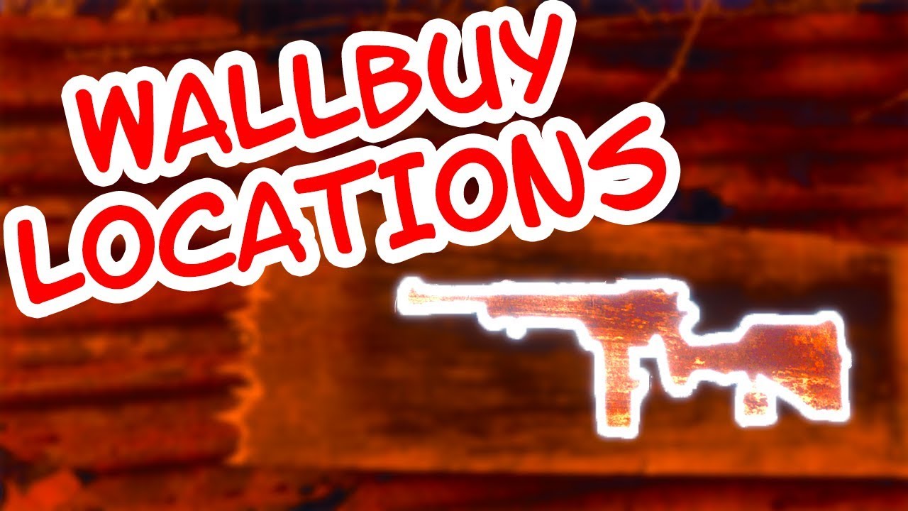 ALL WALLBUY LOCATIONS IN TAG DER TOTEN (Call of Duty Black ops 4 Zombies)