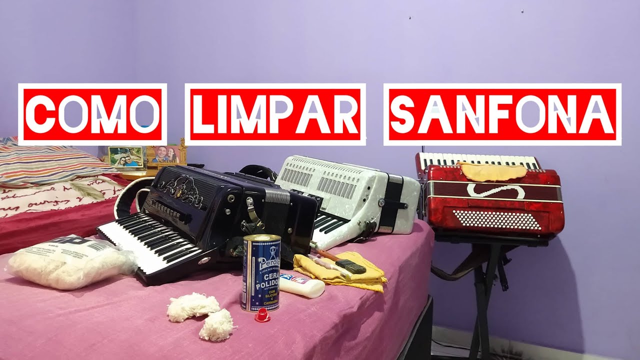 COMO LIMPAR SUA SANFONA - acordeon - gaite - fole / fernandinhodoacordeon