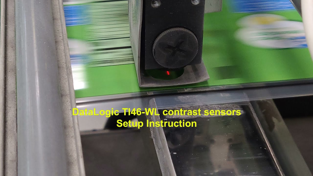 2021 DataLogic contract sensor setup instruction