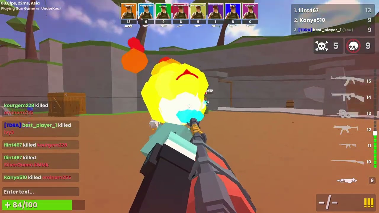 KOUR IO gun game!