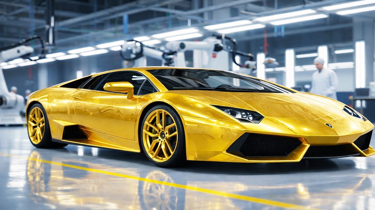Forging a 24k Gold 'Stealth Fighter': Lamborghini Reventon Panel Stamping