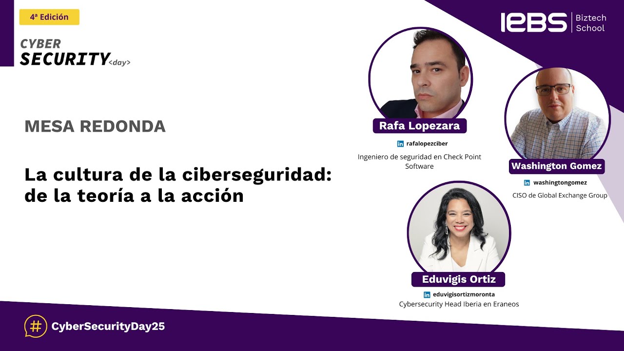 MESA REDONDA La cultura de la ciberseguridad y el reto de la directiva NIS2 de la teoría a la acción
