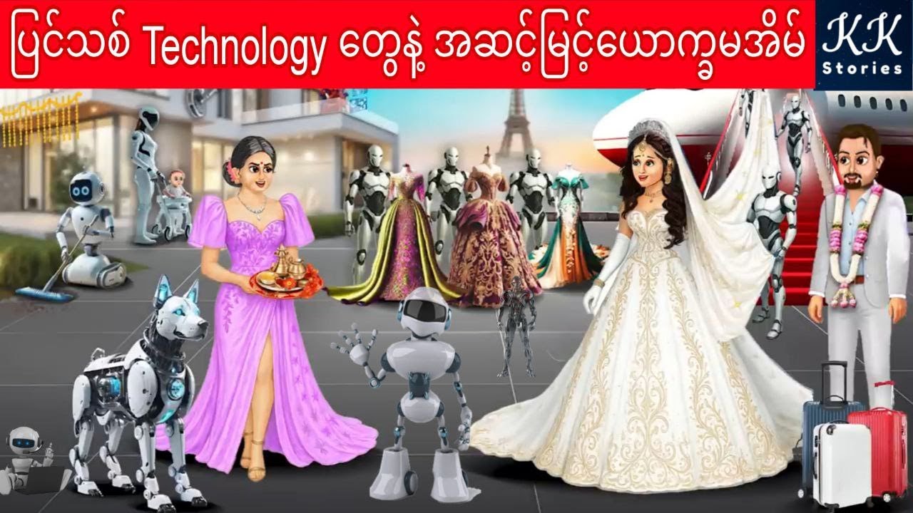 ပြင်သစ် Technology တွေနဲ့ အဆင့်မြင့်ယောက္ခမအိမ်... KK Stories Official