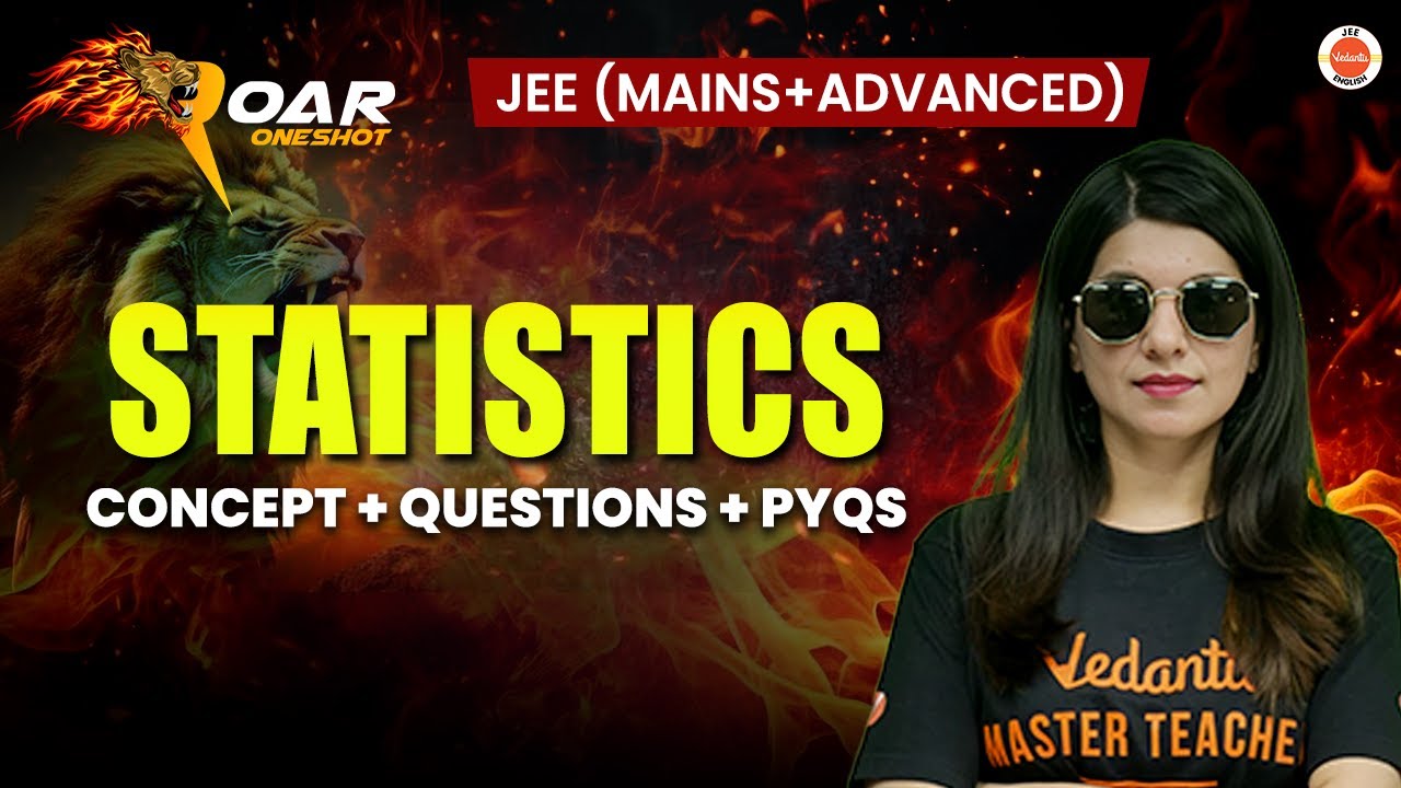 Statistics | JEE 2025 | All Concept And Questions | Namrata Ma'am