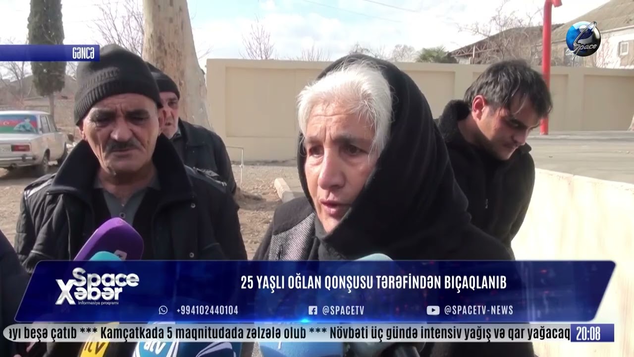 25 YAŞLI OĞLAN QONŞUSU TƏRƏFİNDƏN BIÇAQLANIB