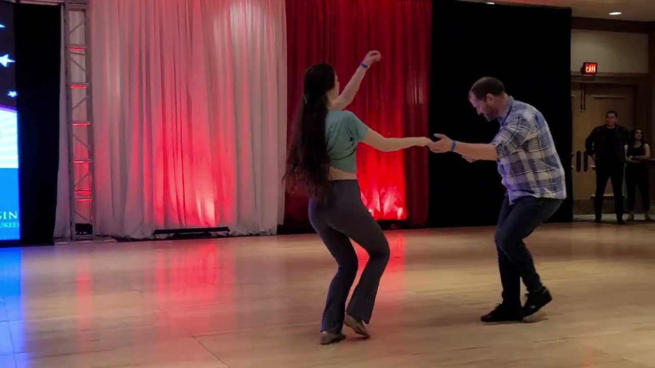 David Fennig & Michelle Clark. Swing Dance America 2022.