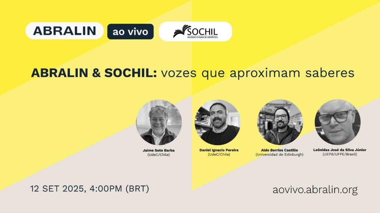 ABRALIN & SOCHIL: vozes que aproximam saberes