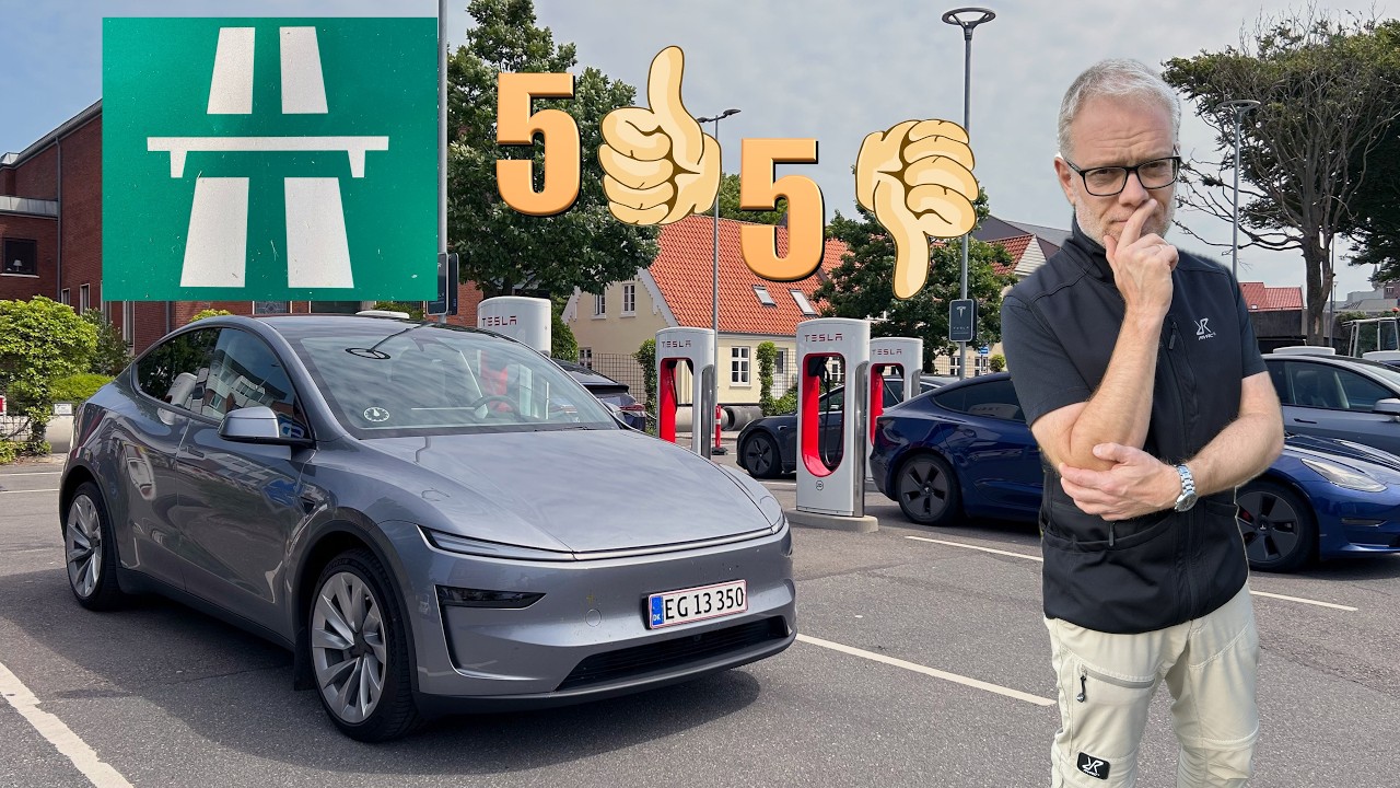 Ny Tesla Model Y imponerer og skuffer på langtur (2:2)