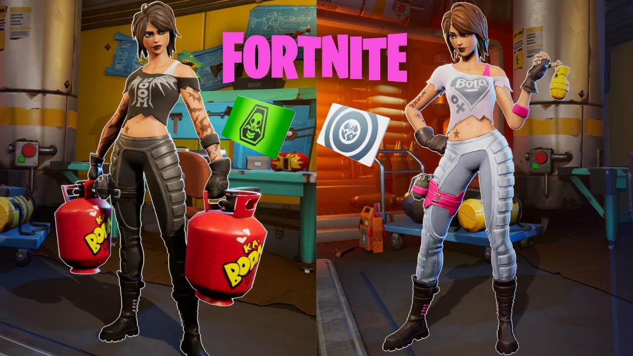 Fortnite - TNTina Choosing Ghost Or Shadow Challenge (Destroy Dropboxes Using Explosives)