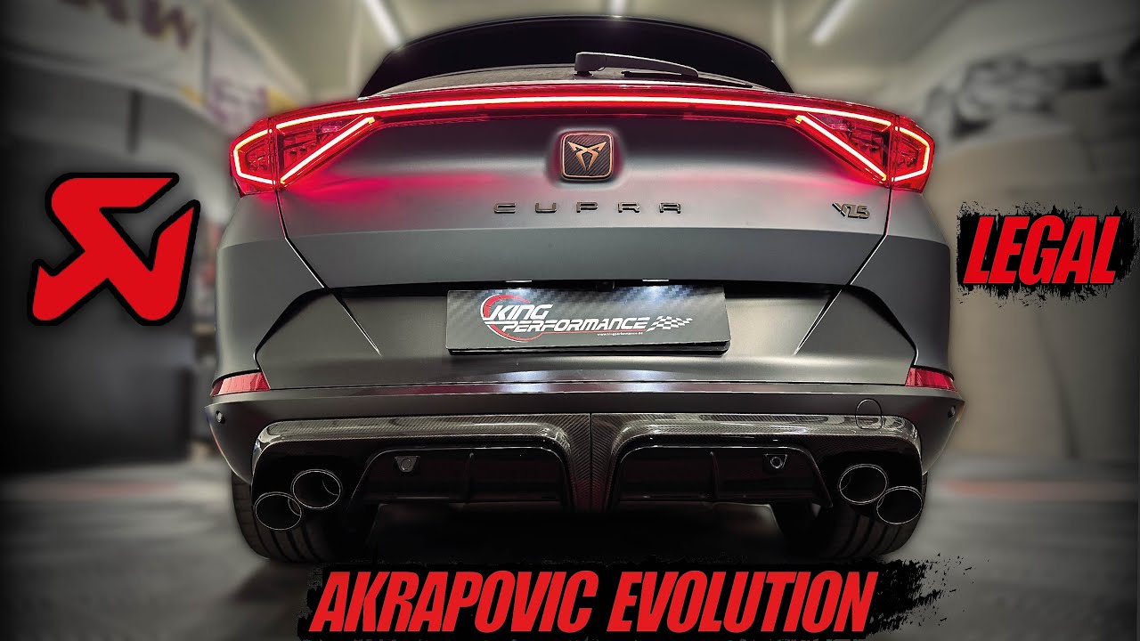 AKRAPOVIC EVOLUTION EXHAUST SYSTEM (LEGAL) ECE passend für CUPRA FORMENTOR VZ5 2023