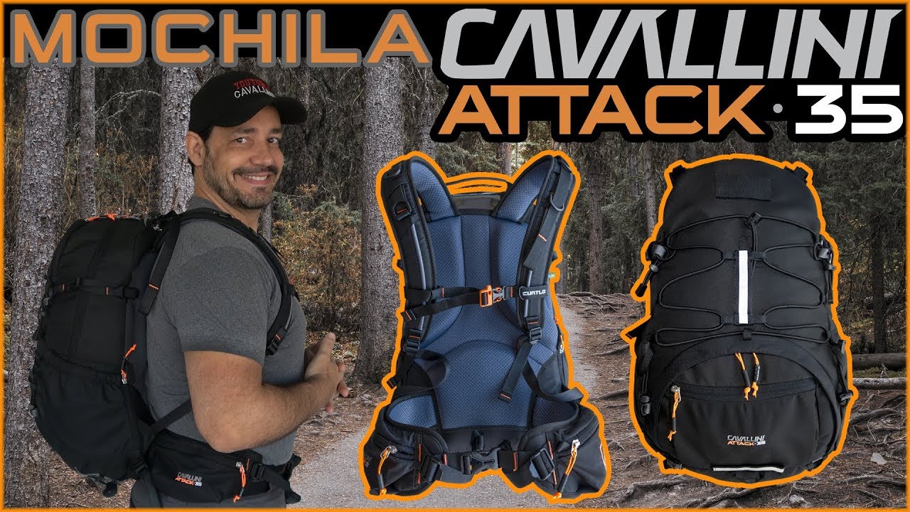 Mochila Cavallini Attack 35 - Minha nova Mochila!!!
