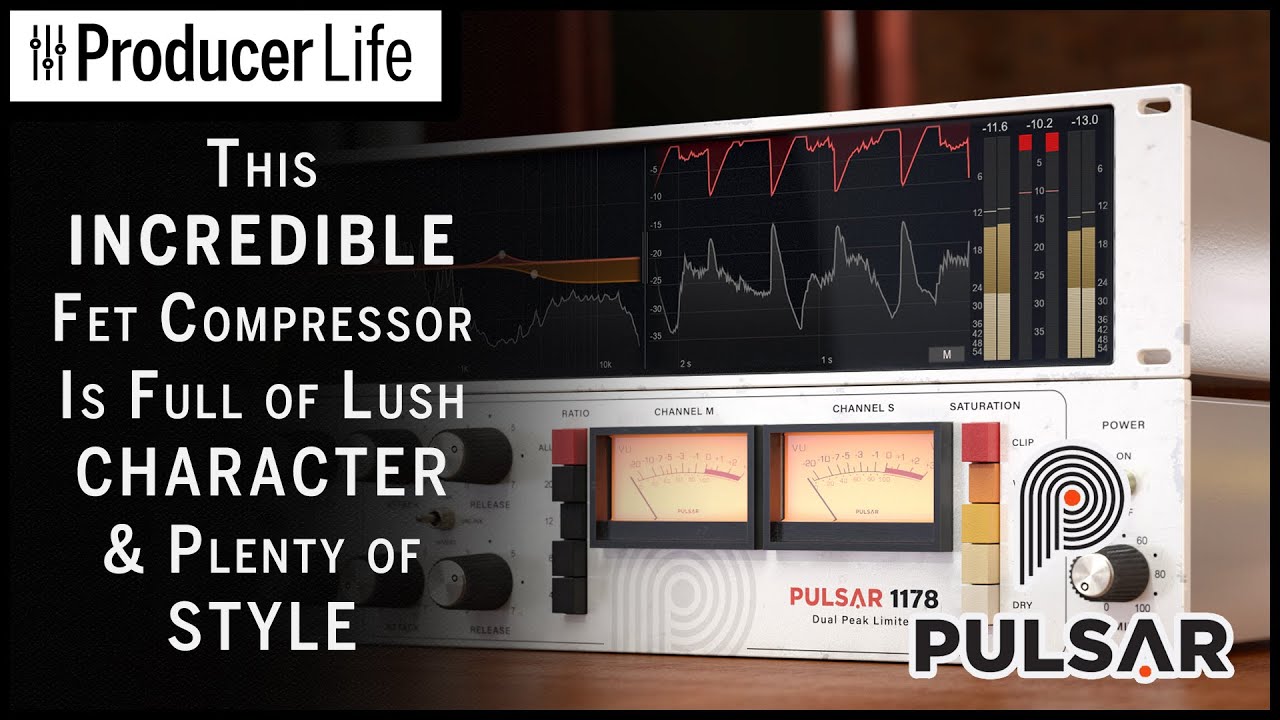 Pulsar Audio 1178 - An Incredible FET Compressor With Awesome Punch And Character, Studio Must-Have!
