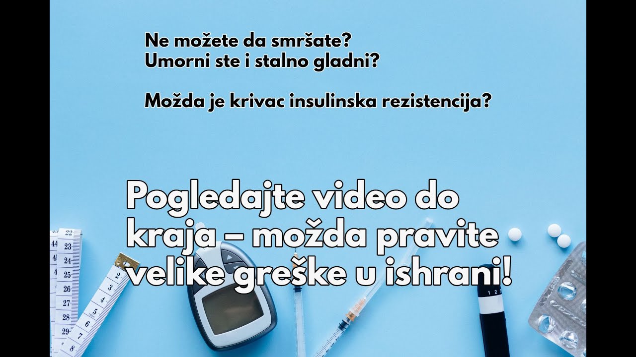 Ishrana za Insulinsku Rezistenciju – Ovo Morate Znati da Biste Stabilizovali Šećer u Krvi!(Part1)