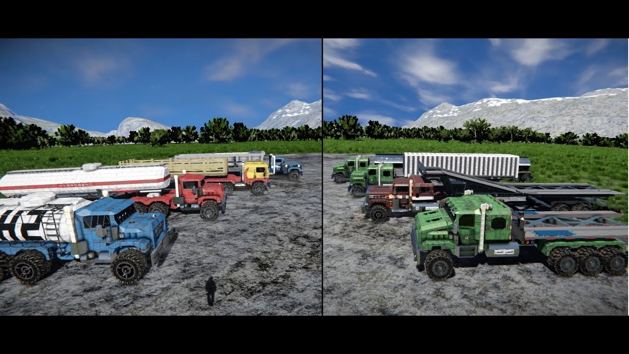 Space Engineers: Big Rigs/Semi Tucks & Trailers Preview 2