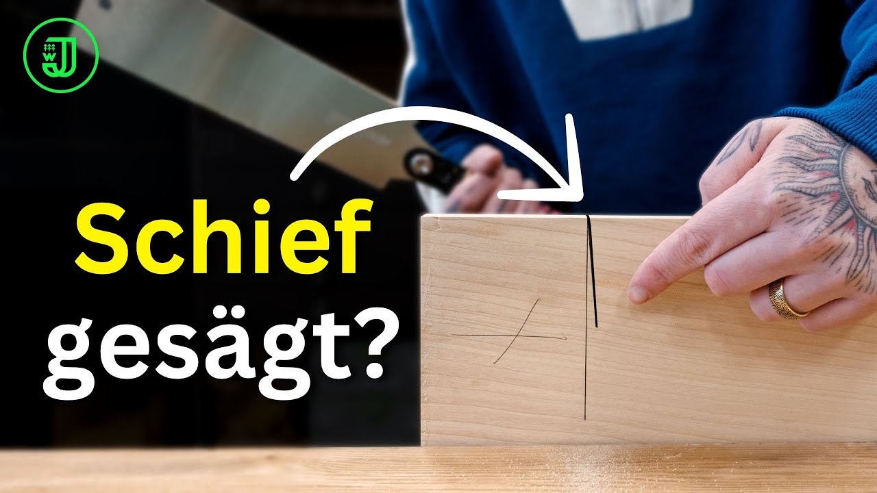 Perfekt GERADE S&Auml;GEN in Sekunden: Mit dieser 0 EURO S&Auml;GEHILFE klappt's garantiert! | Jonas Winkler