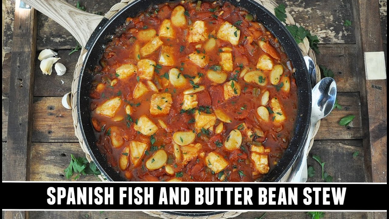 Spanish Fish and Butter Bean Stew | Easy 20 Minute ONE-POT Recipe