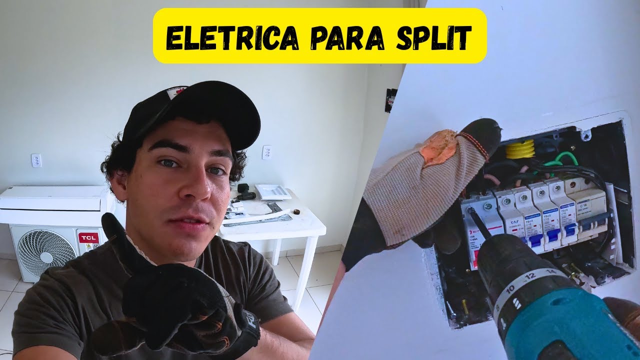 Como Fazer a Instalação Elétrica Completa para Ar-Condicionado Split HiWall (Passo a Passo!)