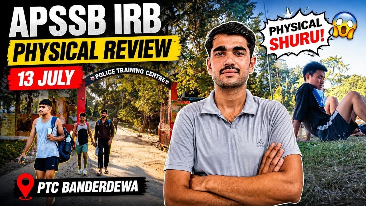APSSB IRB Physical Review 2026 | PTC Banderdewa Ground Reality