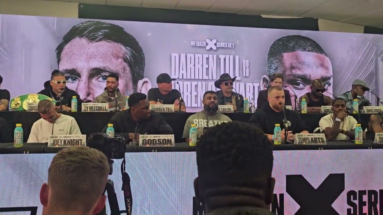 CHASE DEMOOR, GODSON AND TEMPO ARTS FIGHT AT MISFITS 021 PRESS CONFERENCE!