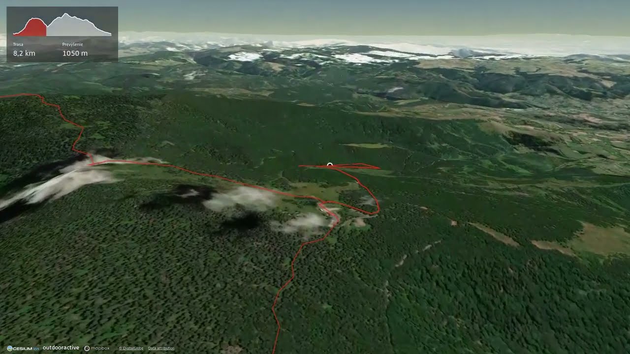 Kyslinky - Očov&aacute; - vodop&aacute;d Bystr&eacute; - Poľana - Rudn&aacute; magistr&aacute;la - Kyslinky ∆ hiking trails