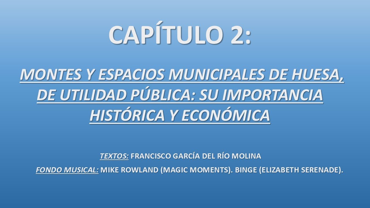 MONTES DE UTILIDAD PÚBLICA. MONTES COMUNALES