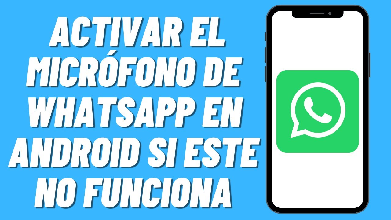C&oacute;mo activar el micr&oacute;fono de Whatsapp en android si este no funciona