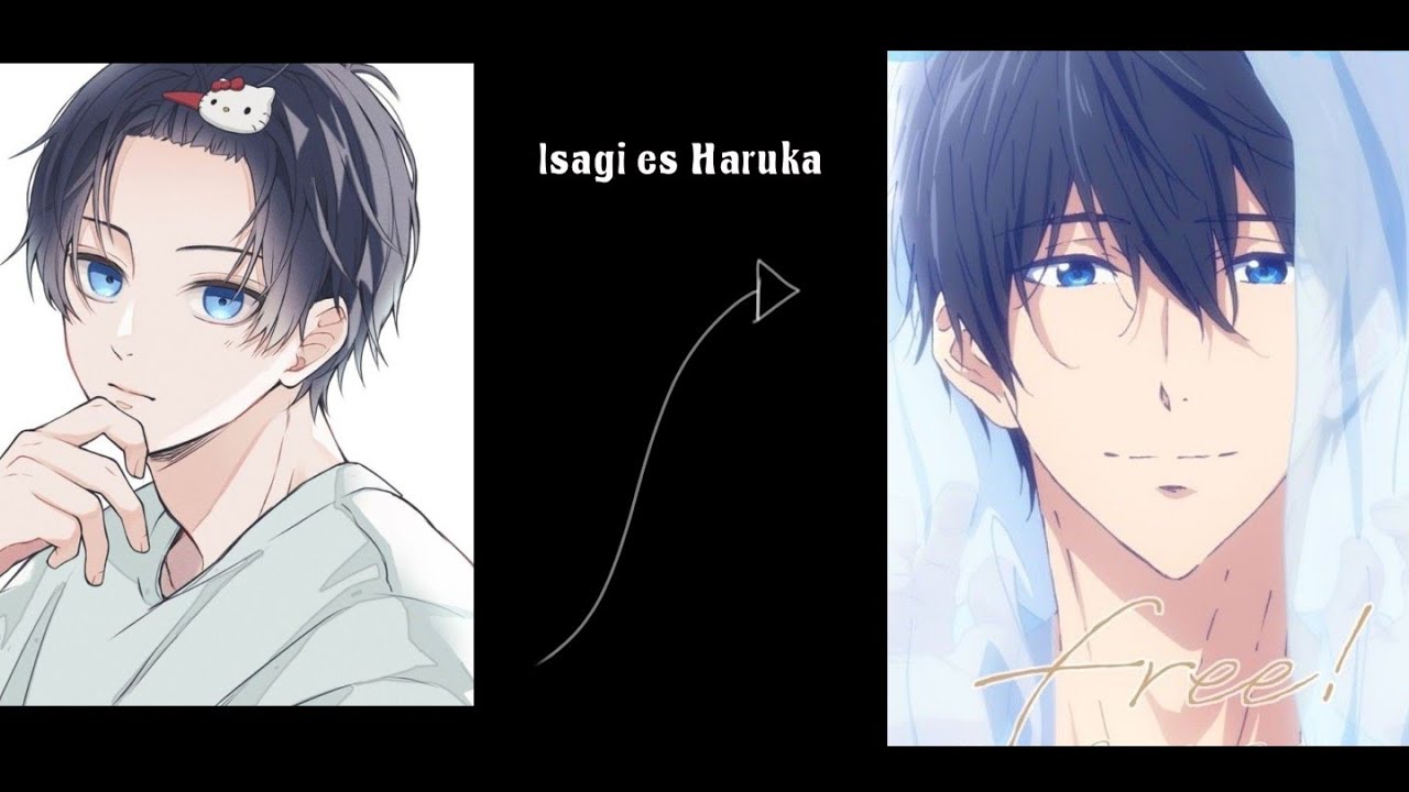 blue lock reacciona a isagi es Haruka nanase/ blue lock react to isagi as Haruka nanase