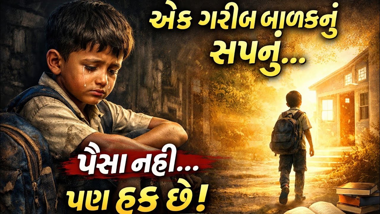 ગરીબ ને ભણવાનો અધિકાર છે | Emotional Dance Drama | Must Watch