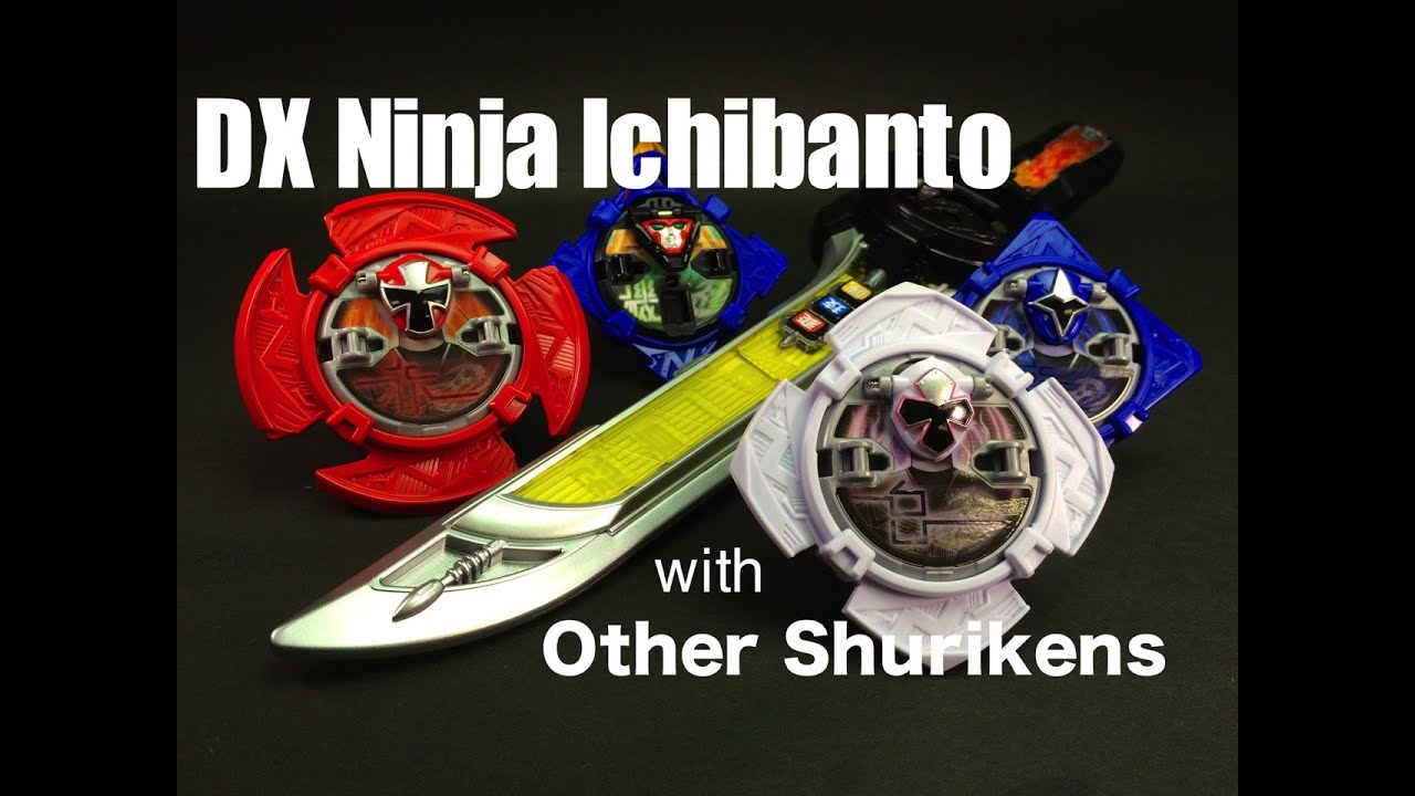 DX Ninja Ichibanto with Other Shurikens