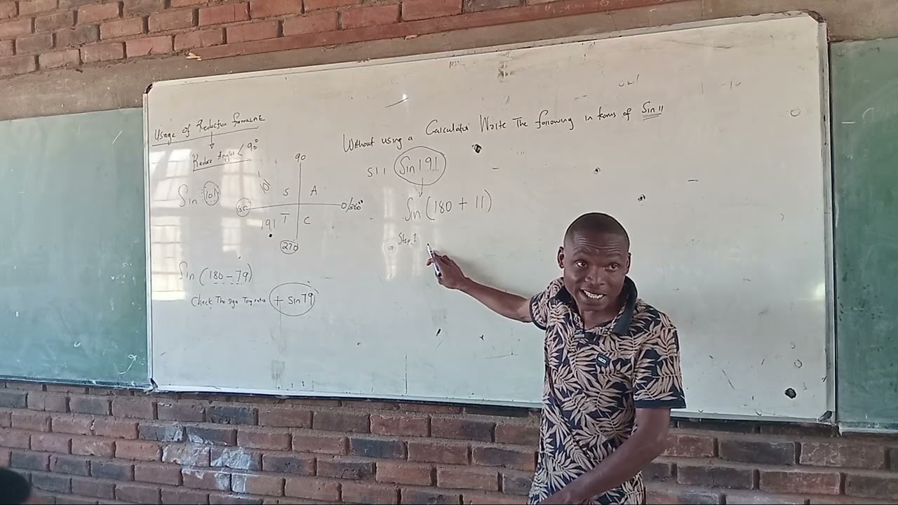 Reduction formulae, plus is sin 15=m determine cos 15