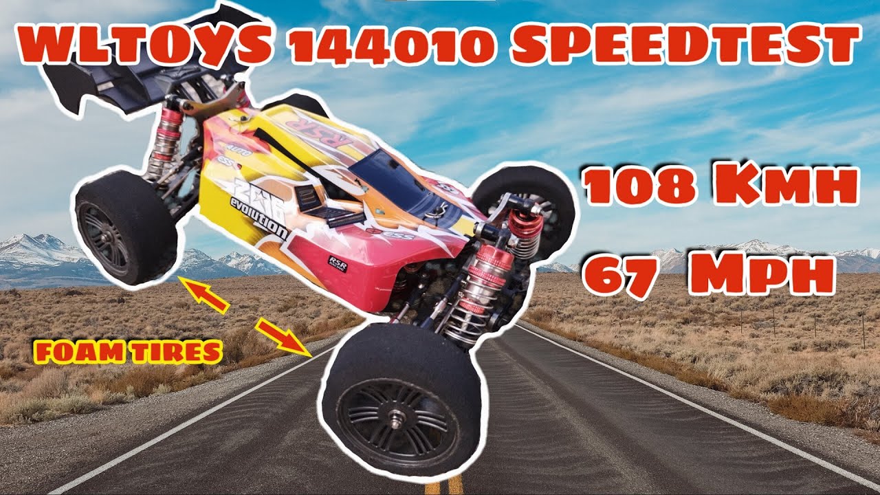 WLTOYS 144010 FOAM TIRES 3S SPEEDTEST 27t SPROCKET