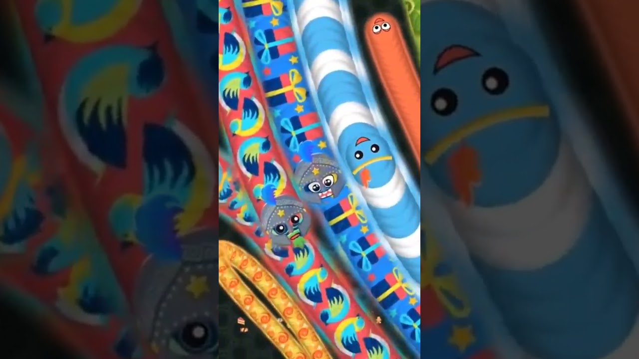 Wormate.io Performance Tiny Worm#moments #trolling #epic #gameplay #wormateio #wmasterkm #shorts #53