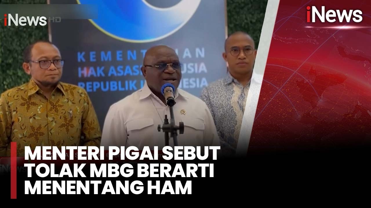 [FULL] Menteri Pigai Sebut Tolak MBG Berarti Menentang HAM | iNews Room 27/2