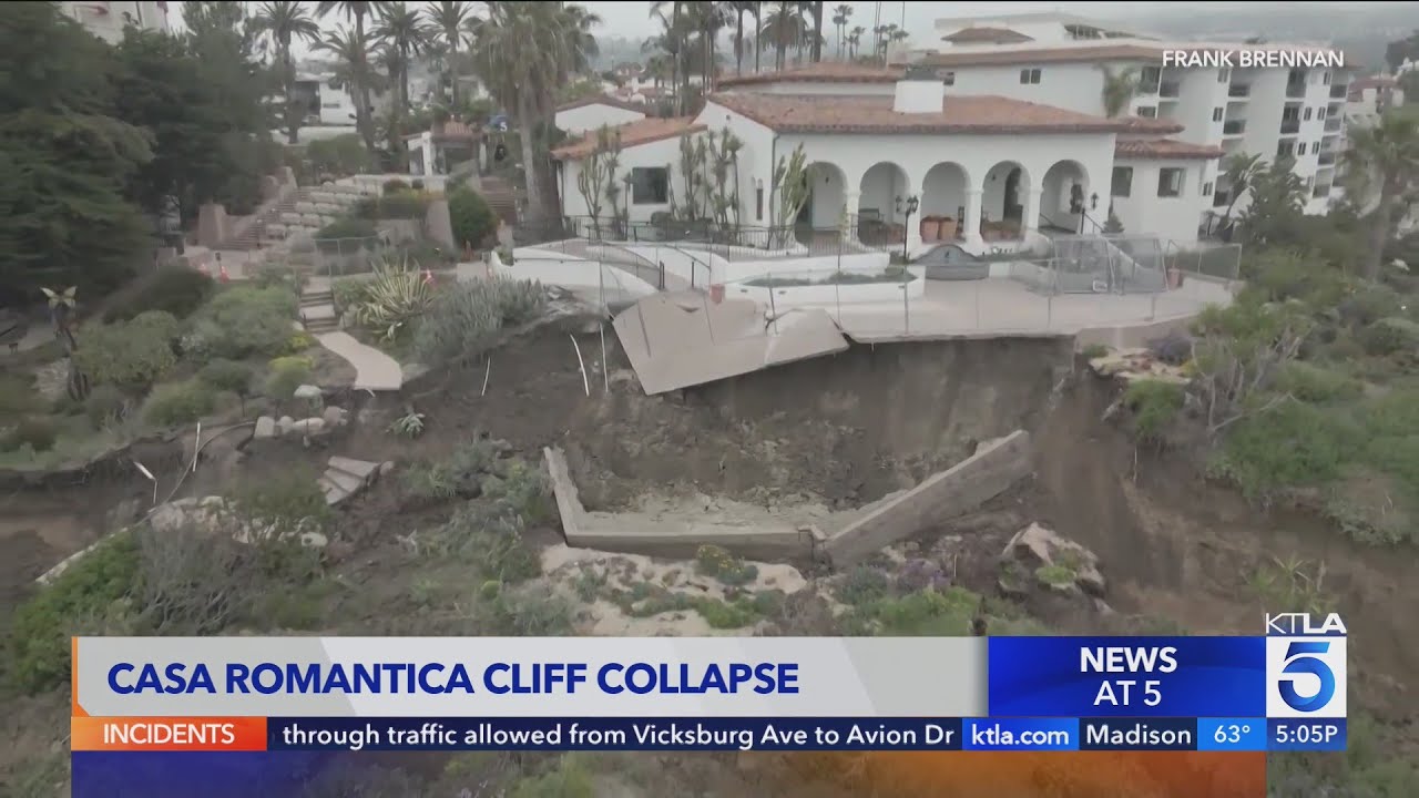 Dozens of condos red-tagged after massive hillside collapse in San Clemente
